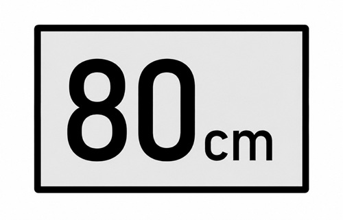 Šířka 80 cm